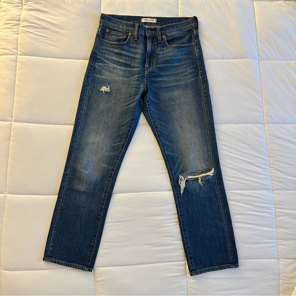 LOVED. MADEWELL - Straight Crop Classic Denim